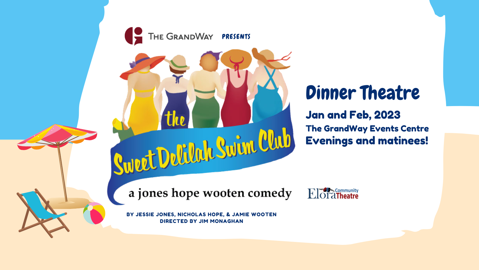 Sweet Delilah Swim Club Dinner Theatre poster